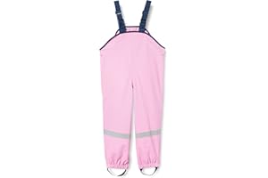 Playshoes Unisex Kid's Matschhose Regenlatzhose Ungefüttert Wind and Waterproof rain Pants Rainwear