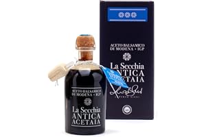 La Secchia - Balsamvinäger av Modena P.G.I."Three Stars" åldras i tolv små körsbärsträffat - Medium densitet - 250 ml flaska med piptopp