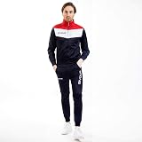 Perseo Sport Tuta Uomo Givova Cotone Felpato Cappuccio Modello LF21 (S,  Grigio/Blu) : Amazon.it: Abbigliamento