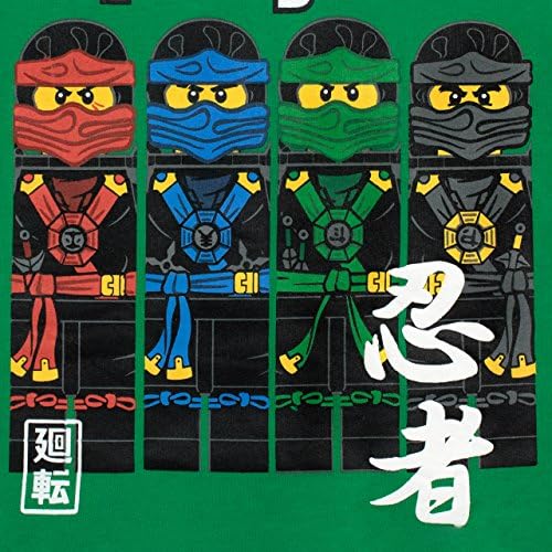LEGO Ninjago Boys Ninja Go T-Shirt Ages 4 To 10 Years