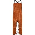 QeeLink Leather Apron for Men, Flame & Heat Resistant Welding Apron - Heavy Duty Workshop Apron, Adjustable M to XXXL for Welder, Carpenter, Blacksmith