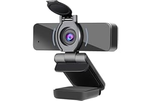 DERICAM Webcam, 1080P Webcam mit Mikrofon, USB Computer Webkamera, Plug and Play Desktop und Laptop Webcam für Windows Mac OS, für Videoanrufe, Streaming, Konferenz, Spiele, Online Unterricht