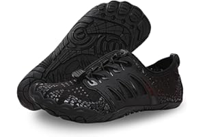 FELOVE Zapatos de Agua Playa Escarpines Zapatillas Piscina de Deportes Acuáticos Buceo Surf Snorkel Yoga Piscina Hombre Mujer,Secado Rápido Antideslizante Zapatos