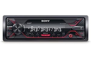 Sony DAB+ Autoradio DSX-A310DAB mit USB, FM/AM, AUX (rote Beleuchtung), ohne DAB+ Antenne