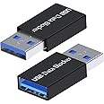 MMOBIEL USB Data Blocker 2-Pack USB-A to A Charge-Only Adapter – Protect Against Juice Jacking, Safe Charging, Data Blocking Defender, Refuse Hacking – Black