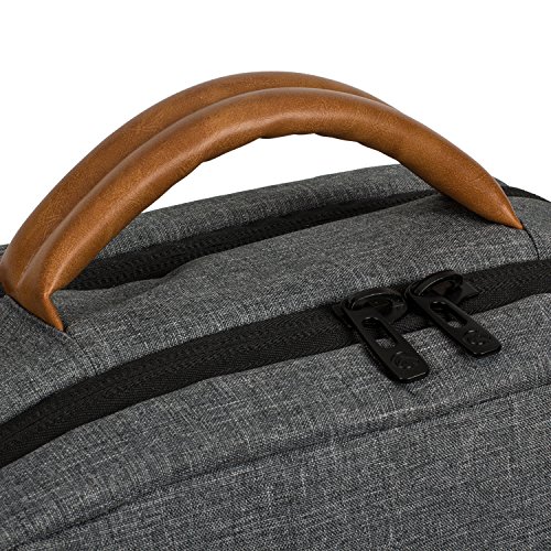 ALLCAMP Laptop Rucksack verschiedenen Organizer-Taschen  bis 15 6 Zoll  - Grau