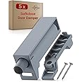 LouMaxx Soft Close Dampers Set of 5, Furniture Door Dampers Hinge Assembly,Door Damper Soft Close, Cupboard Door Soft Closers, Door Damper Cabinet for Retrofitting and for Soft and Quiet Closing
