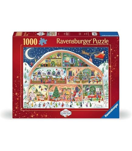 Puzzle 1000 Pièces Puzzles Carrés De Noël Puzzle Adultes Enfants