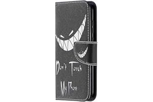 Reevermap Samsung Galaxy A22 5G Case PU Leather Cover for Samsung Galaxy A22 5G Shockproof Flip Wallet Bumper Case with Card Holder Kickstand Magnetic Closure, Black Face