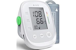 [2023] AILE Tensiometre Bras Professionnel Tensiomètre Bras Tensiometre Poignet, tensiometre brassard Tensionmetre Professionnelle Tensiomètre Brassard, Tensiomètres Manuel 8.7”-16.5”2*99 Lect
