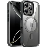 Minesk iPhone 16 Pro Max i&ccedil;in SUPER-CRYSTAL Magsafe ile Uyumlu Kılıf Arkası Kristal Berraklığında Cam G&ouml;r&uuml;n&uuml;m Kenarları Darbe