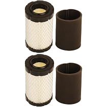 Carkio Filtre à Air Avec Pré-filtre Pour Briggs & Stratton 796031 594201 - Compatible John Deere