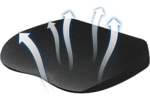 MANOLYEE Seat Cushion for Car Seat Driver, Car Seat Cushions for Short People, Hardened Quick Rebound Relieve Fatigue for Outdoor, Patio, Wheelchair Pad, Dining Chair Mat Shiban