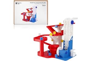 UNITAK3D Original Bamboo Lab Makerworld MH003 3D Printed Marbles Run Creative Model Kit avec Marbles et Motor Compatible with Bambulab P1P/P1S,A1/A1 Mini,X1/X1C/X1E(Imprimé Non Inclus)