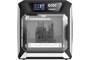 QIDI TECH MAX3 Stampante 3D,stampa veloce 600mm/s,grado industriale di alta precisione e alta velocità,livellamento automatico,calore della camera 65℃,grande dimensione di stampa 325 * 325 * 315mm