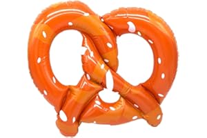 BF SOUVENIRS aufblasbare "BREZEL" 40cm - Dekoration Bäckerei Oktoberfest Gartenparty Party Karneval Fasching König Prinz Prinzessin Geburtstag