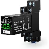 Ailao Rele 24V Temporizador Digital 0,1s-99h Rele para luces Control de tiempo de ciclo retardador 2 Normalmente abierto/Norm