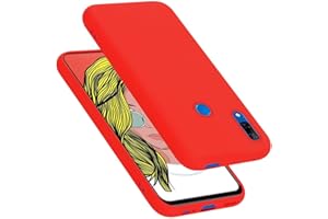 Cadorabo Funda para Huawei P Smart 2019 en Liquid Rojo - Cubierta Proteccíon de Silicona TPU Delgada e Flexible con Antichoque - Gel Case Cover Carcasa Ligera