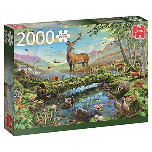 Jumbo Premium Puzzle Collection 'Wildlife Splendour' 2,000 Piece Jigsaw Puzzle
