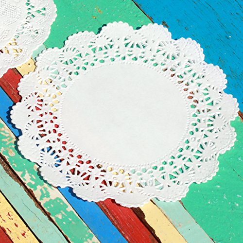 Doilies – 30 Spitzenuntersetzer für Muffins & Törtchen mit hübschen Design – von Kontorei® - 2