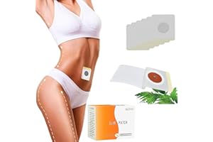 EHIOG 30 Piezas Parches Adelgazantes, Naturales de Fácil Aplicación, Reducción De Grasa Abdominal, Apto para Hombres y Mujeres,Para Abdomen Y Cintura