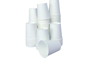 Pakomat Papierowe Kubki Jednorazowe 300ml 50 sztuk - na Napoje Ciepłe i Zimne, Kawy, Idealne na Przyjęcia i na co dzień