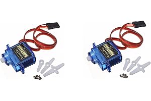 2X HeyNana Micro Servo Motor Para Arduino Raspberry Pi RC Robot Controles del Barco del Aeroplano del Helicóptero (2)