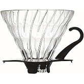 Hario V60 02 Dripper (Siyah Cam)