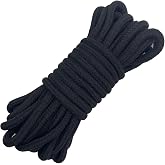 Jukway - Strong Soft Braided Cotton Rope - 8mm - 10 Meters - Cotton Rope for Tying - Thick Multipurpose Rope - For DIY, Decor