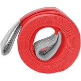 Badem10 Sapan Polyester Spanzet 5 Ton 2 Metre Kırmızı Sağlam Y&uuml;k Kaldırma Taşıma İndirme Halat