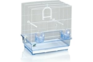 MPS Gabbia per Uccelli e Piccoli volatili Alfa 53x32x54h cm Colori Assortiti