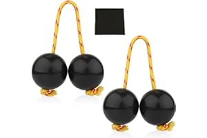 KIUIOM Kashaka Aslatua African Shaker,Boule de Secoueur Rythmique Africaine,Kashaka Shaker Instrument,Instruments de Musique Traditionnels Africains pour Divertissement et Cours de Musique,2 PC