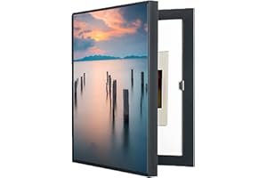 Hengqiyuan Cornici per Foto Contatori Elettrici Contatori con Copertura Decorativa per Pittura Decorazione Nascondi Dipinti Decorazione Contatori con Copertura Staccabile per Contatori,B,40x50cm