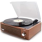 Lauson XN092 Platine Vinyle Encoding PC-Link, Tourne-Disque Vintage avec Bluetooth et Haut-parleurs intégrés Lecteur Vinyle 3
