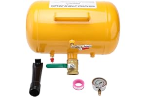 BOOMSTART 20L Reifenfüller Reifen Booster, Reifen Schockfüller Airbooster Reifen Befüllhilfe für LKW Auto PKW, Stahl Luftkanone, 8 Bar