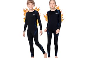 BENNALD Ropa Interior Térmica para Niños, Camiseta Térmica Niños Niña Deportes Conjuntos Térmicos Ropa Interior Funcional Termo Invierno Unisexo con elástica para Running Esquí Ciclismo