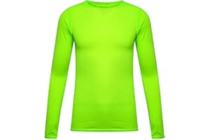 Loxdonz Girls Plain Long Sleeve Scoop Neck T-Shirt Top Kids Basic Stretchy Top Tee Tops