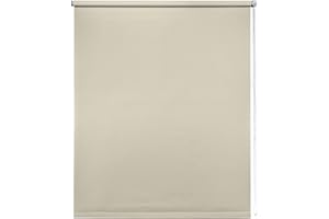 Thermal Blackout Blinds, Natural 80cm (31.49"), 165cm Drop - Blackout Roller Blinds For Inside and Outside Recess Fitting - Window Blinds of Multiple Colours and Sizes by New Edge Blinds