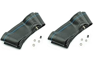 BISOMO - 2 mangueras 2 1/4 x 19 2 1/2 x 19 2.25 x 19 2.50 x 19 Vee Rubber válvula Recta TR4