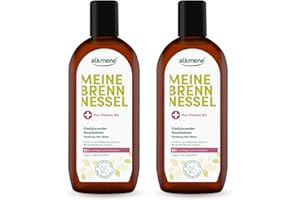alkmene Lot de 2 flacons d'eau pour cheveux à l'ortie avec provitamine B5 250 ml – Baume pour cheveux à l'ortie pour cuir chevelu sensible – Tonique capillaire, soin du cuir chevelu, lotion capillaire