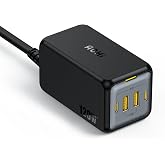 Aohi Magcube 4 Portlu Masa&uuml;st&uuml; USB Şarj İstasyonu, GaN+ 120W Hızlı Şarj Cihazı