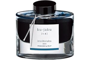 Pilot Iroshizuku Fountain Pen Ink - 50 ml Butelka - Ku-jaku Peacock