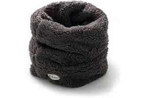 iNszkoos Double-Couche En Peluche Tour de Cou Enfant Écharpe Cache-cou 2-12 Ans Filles Garçons Hiver Écharpe Bébé Boucle Cache cou Foulards Fourrure Snood Écharpe Foulard Temps Froid Accessoire