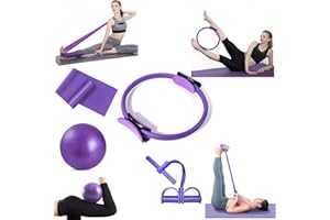 HK ONLINE PILATES RESISTANCE BAND -PILATES BAR, Yoga Band, Pilates Band, Pull Up Band, YOGA Kit, BOOTY Bands, BODY TRIMMER, Waist & Ab Shaper Sit Up Pull ROPE