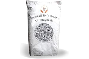 LanDixx Patentkali Kalidünger 30 (+10 +42,5) 25 kg Kalimagnesia Kaliumdünger Kartoffeldünger Rosendünger - Versorgt auch Ihr Gemüse mit wichtigen Nährstoffen