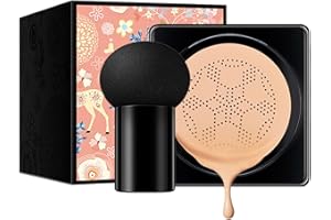 VISVIC BB Cream, CC Creme, Líquida Fundación, Mushroom Head Air Cushion, Ocultador, Base de Maquillaje de Larga Duración, CC Crema Larga Duración, Hidratante Permeable Crema BB (Natural)
