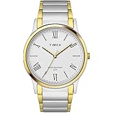 TIMEX Classics Analog Watch for Men with Round Dial & Water Resistant Man's Wrist Watches