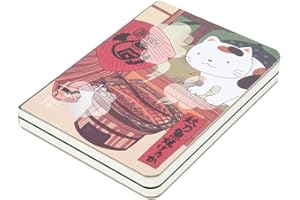 HEEPDD Mini notatnik, 224 strony piękne ręcznie malowana okładka notatnik ręcznie rysuj listę rzeczy do zrobienia notatnik notatnik notatnik do pisania w stylu kota ręcznie rysuj notatnik (żywność)