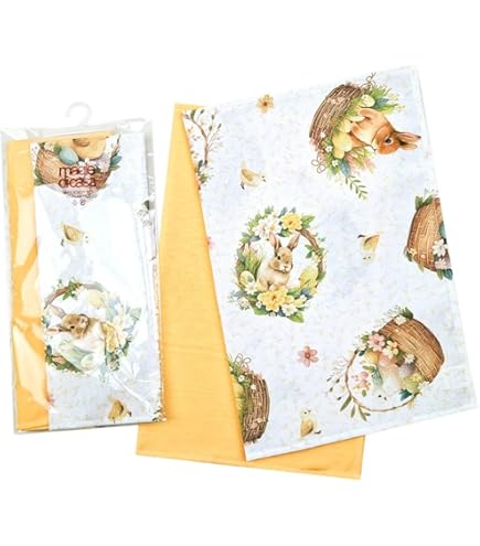 2 Strofinacci Da Cucina Pasqua - Asciugamani Cotone 43x66 Cm Decorativi - Foto 8