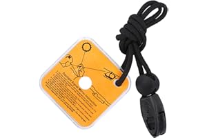 RiToEasysports Espejo de Supervivencia con Espejo de Señal, Espejo Reflector Multifuncional, Kits de Supervivencia con Espejo de Señal de Rescate de Emergencia para Expedición, Exploración,